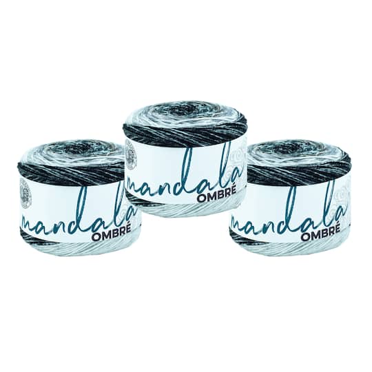 3 Pack Lion Brand® Mandala Ombre Yarn
